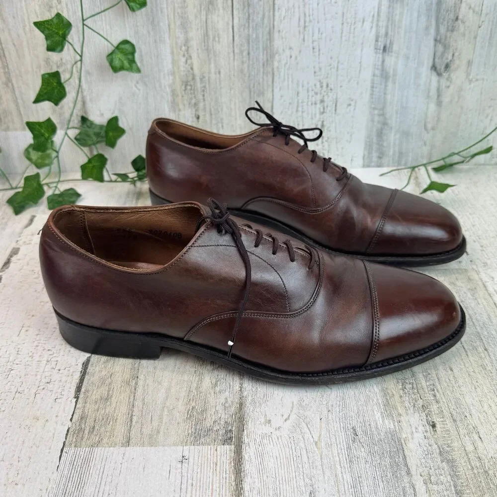 WHIPPET Mens Oxford Shoes brown Sz. 9.5E